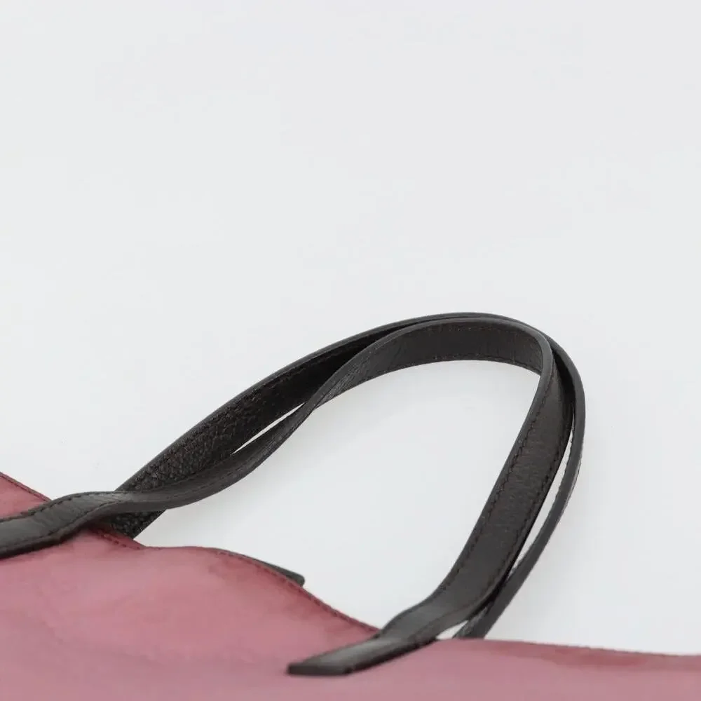 Gucci GG Canvas Tote Bag Nylon Pink
